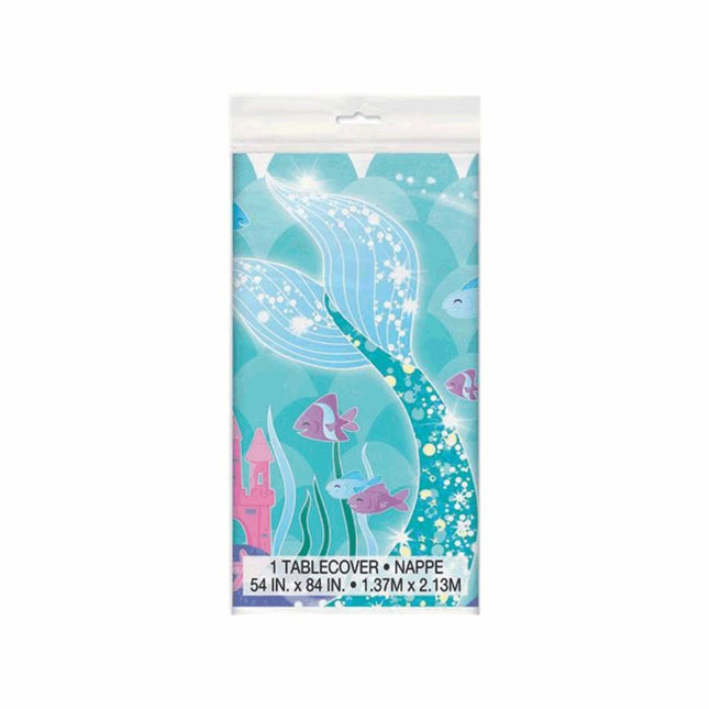 Zeemeermin Tafelkleed 2,13m van Unique koop je bij Partywinkel
