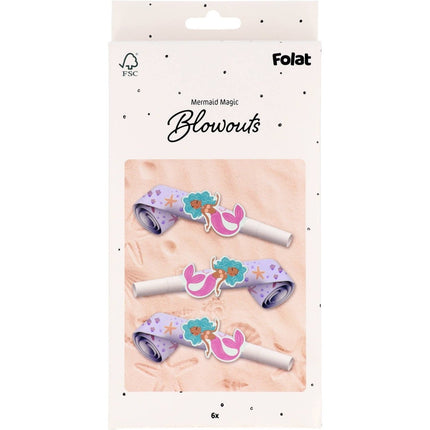 Zeemeermin Toeter 6st van Folat koop je bij Partywinkel