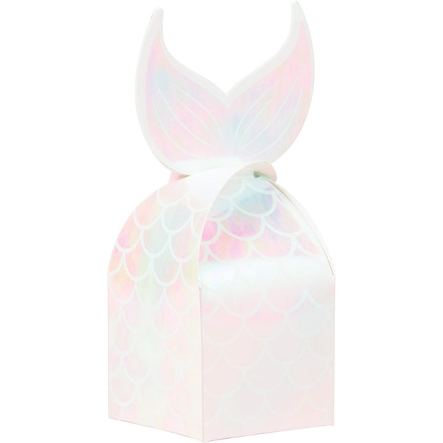 Zeemeermin Uitdeelbox 18cm 8st van Creative Converting koop je bij Partywinkel
