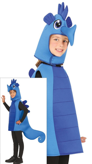Zeepaardje Kostuum Blauw Kind - Partywinkel - 8434077785317