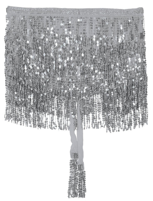Zilveren Rok Pailletten - Partywinkel - 8434077272046