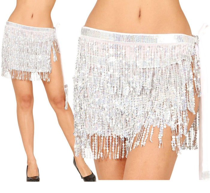 Zilveren Rok Pailletten - Partywinkel - 8434077272046
