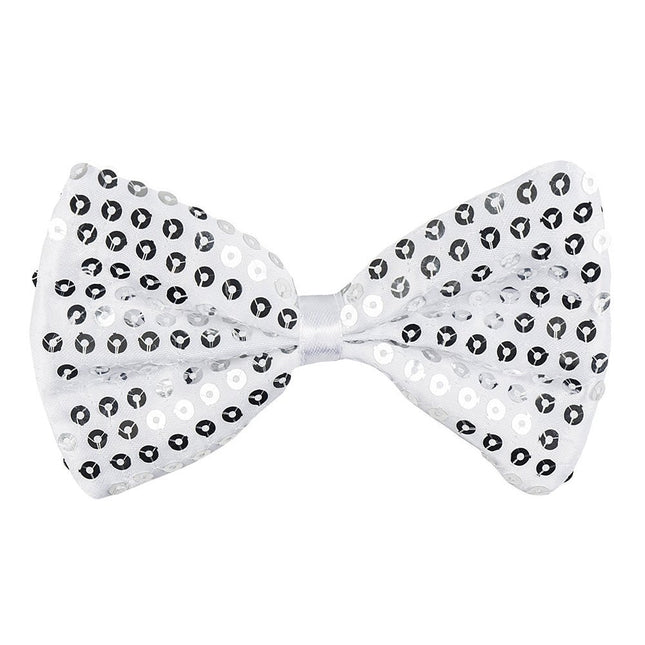 Zilveren Strik Pailletten van Boland koop je bij Partywinkel