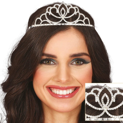 Zilveren Tiara - Partywinkel - 8434077230077