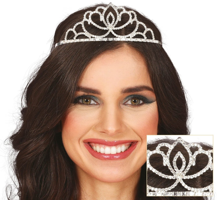 Zilveren Tiara - Partywinkel - 8434077230077