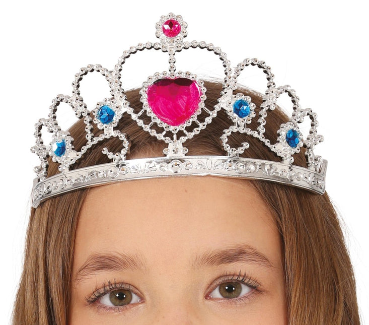Zilveren Tiara Kind - Partywinkel - 8434077230053