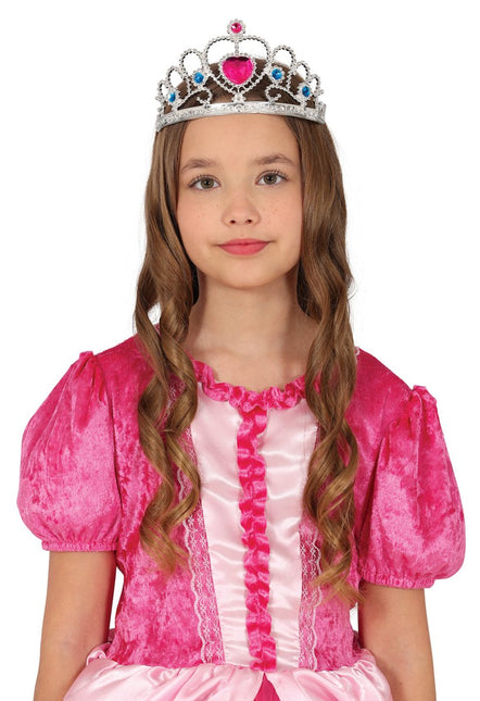Zilveren Tiara Kind - Partywinkel - 8434077230053