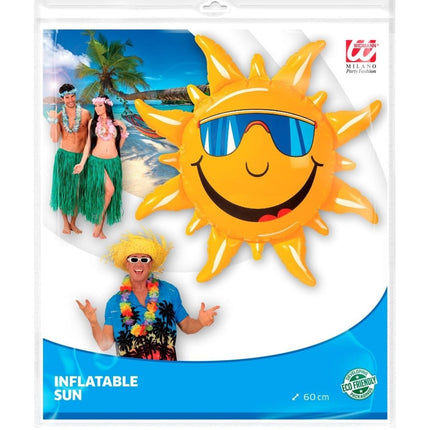 Zon Opblaas 60cm van Widmann koop je bij Partywinkel