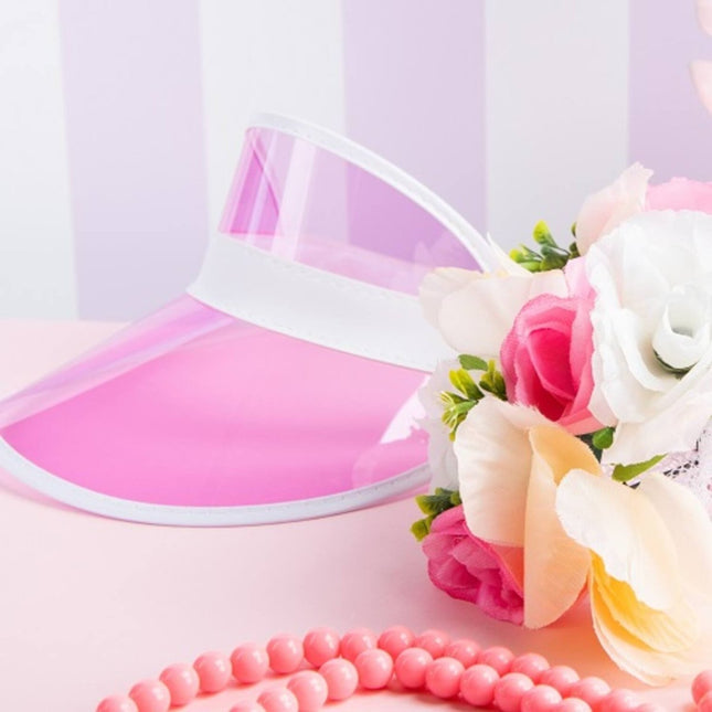 Zonneklep Neon Roze van Folat koop je bij Partywinkel