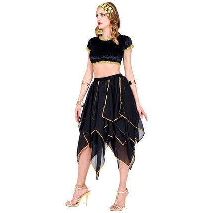 Zwart Gouden Rok van Widmann koop je bij Partywinkel