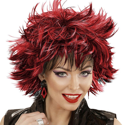 Zwart Rode Pruik van Widmann koop je bij Partywinkel