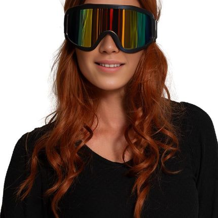 Zwart Skibril van Partychimp koop je bij Partywinkel