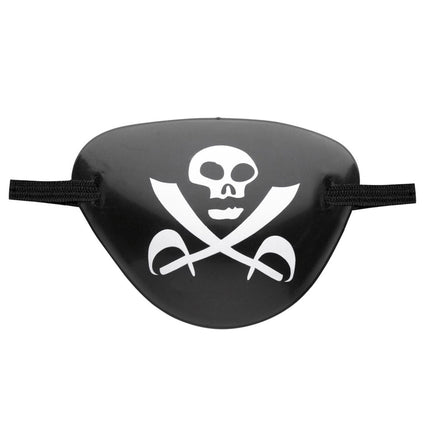 Zwart Witte Piraten Ooglapje van Widmann koop je bij Partywinkel