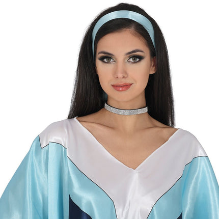 Zwart Zilveren Ketting met Glitter van Fiestas Guirca koop je bij Partywinkel