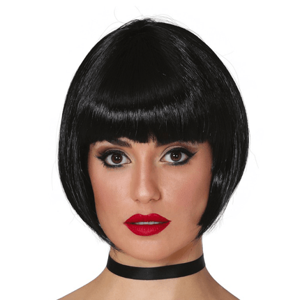 Zwarte Bob Pruik van Fiestas Guirca koop je bij Partywinkel