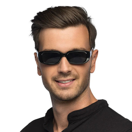 Zwarte Bril Techno van Boland koop je bij Partywinkel