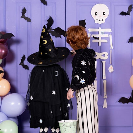 Zwarte Halloween Cape van Partydeco koop je bij Partywinkel