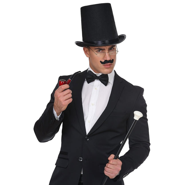 Zwarte Hoed 20cm van Widmann koop je bij Partywinkel