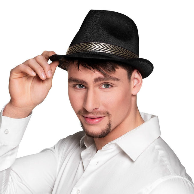 Zwarte Hoed Funky van Boland koop je bij Partywinkel