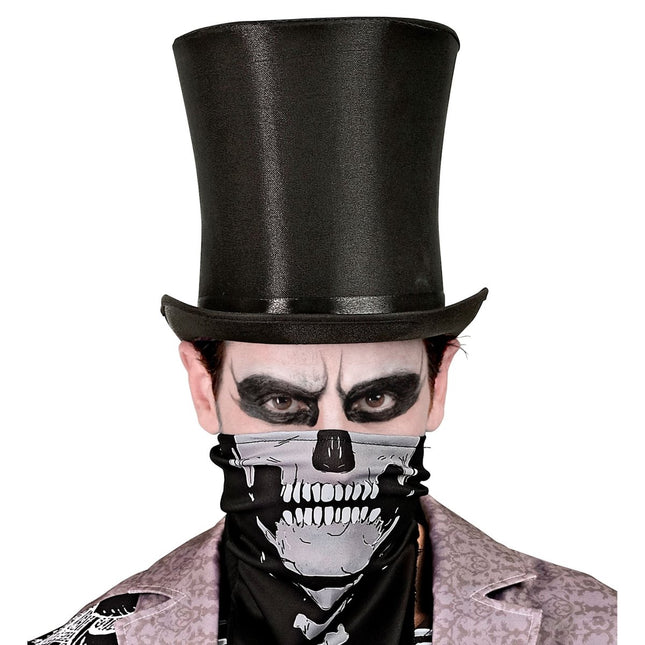 Zwarte Hoed Hoog Satijn van Widmann koop je bij Partywinkel