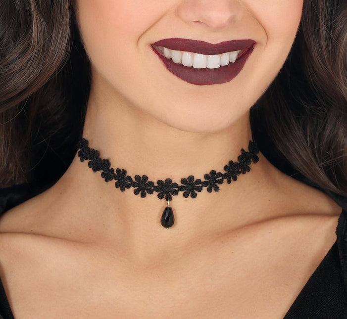 Zwarte Ketting Bloemen van Fiestas Guirca koop je bij Partywinkel
