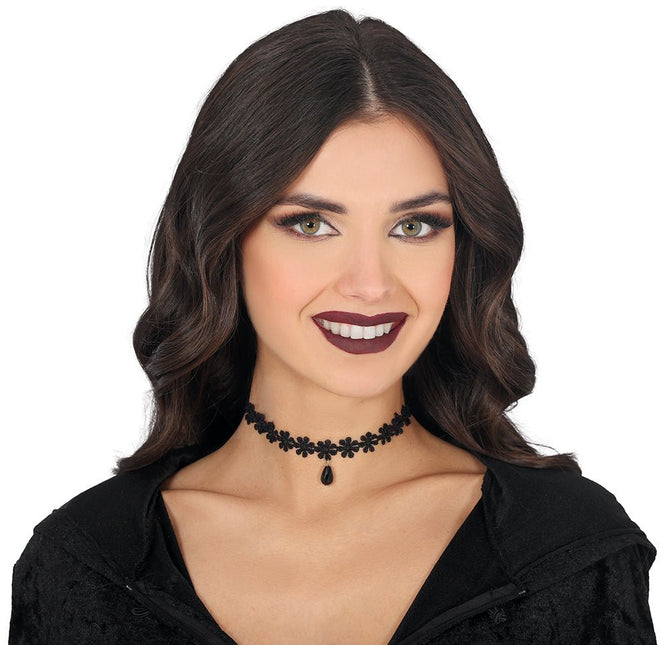 Zwarte Ketting Bloemen van Fiestas Guirca koop je bij Partywinkel