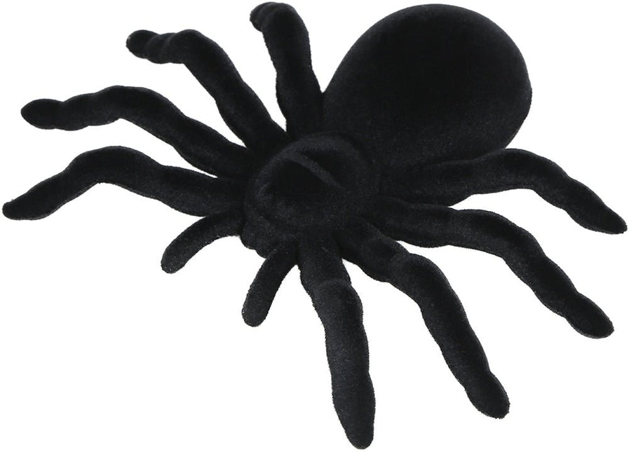 Zwarte Nep Spin 14cm van Fiestas Guirca koop je bij Partywinkel