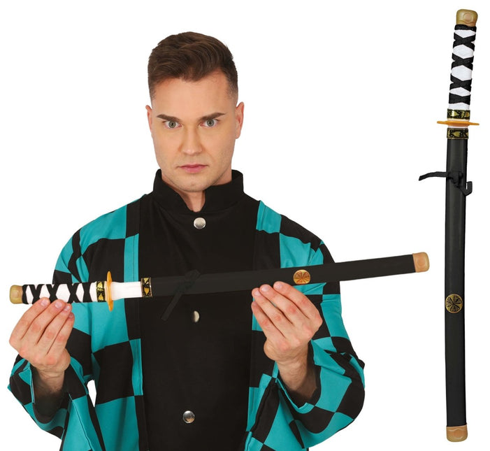 Zwarte Nep Zwaard 60cm - Partywinkel - 8434077166390