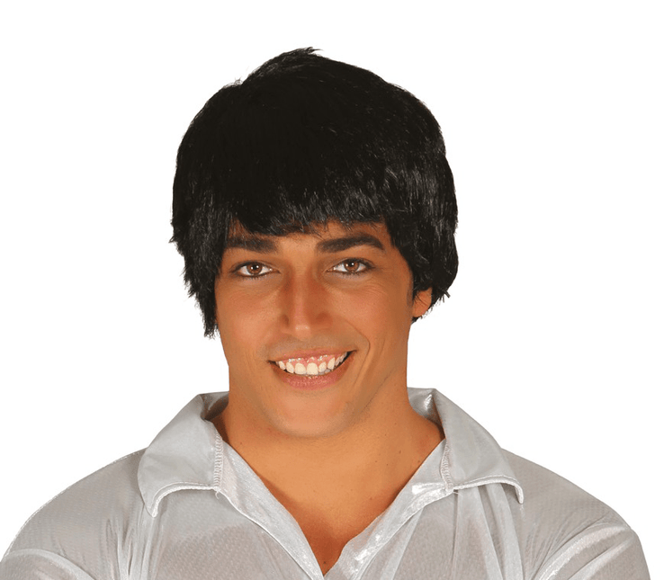 Zwarte Pruik Heren van Fiestas Guirca koop je bij Partywinkel