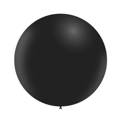 Zwarte Reuze Ballon 60cm - Partywinkel - 8436540877154