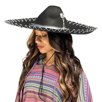 Zwarte Sombrero Guillermo van Boland koop je bij Partywinkel