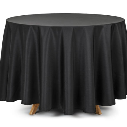 Zwarte Tafelkleed 2,3m van Partydeco koop je bij Partywinkel