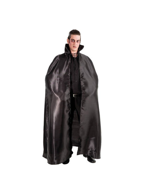 Zwarte Vampier Cape 163cm van CHAKS koop je bij Partywinkel