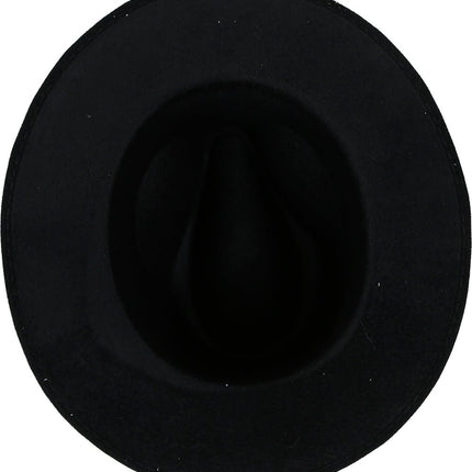 Zwarte vilten cowboyhoed met studs, voor volwassenen van Fiestas Guirca koop je bij Partywinkel
