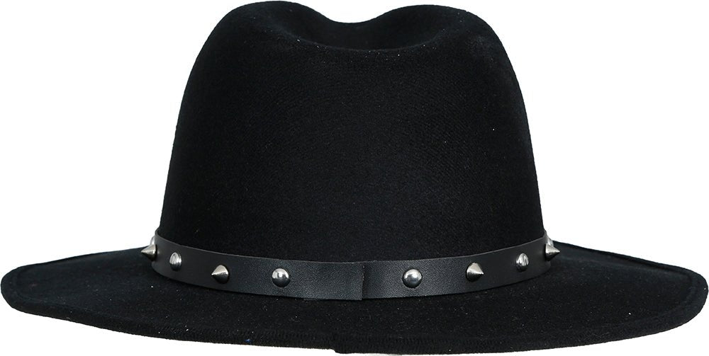 Zwarte vilten cowboyhoed met studs, voor volwassenen van Fiestas Guirca koop je bij Partywinkel