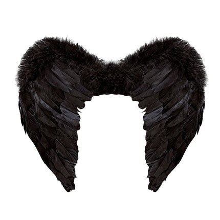 Zwarte Vleugels 50cm van Widmann koop je bij Partywinkel